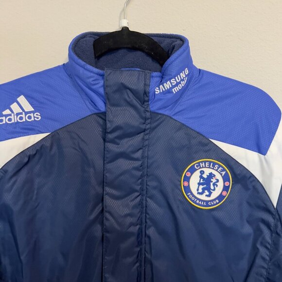 507 Adidas Chelsea 2007 Full Zip Jacket Size Large Color Blue - Picture 2 of 5